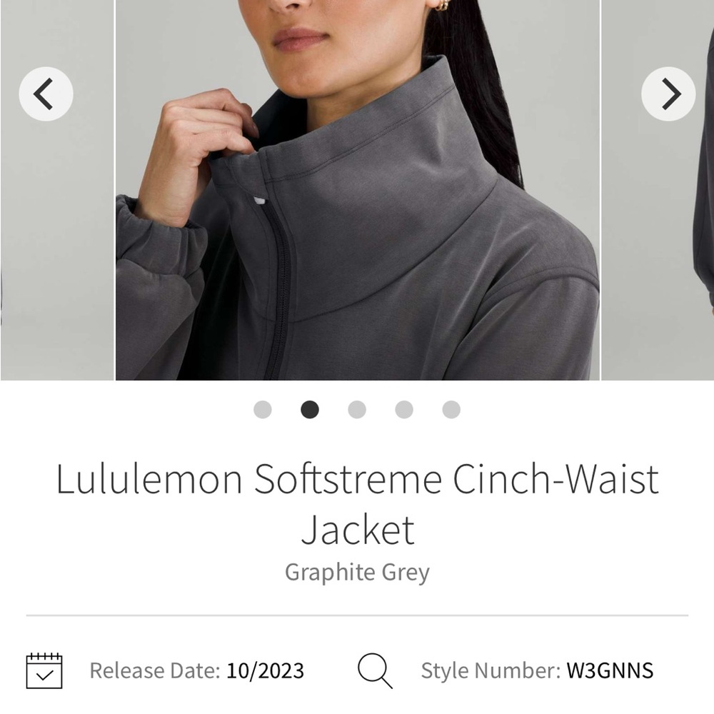 lululemon Charcoal Utility Jacket - Picture 7 of 7